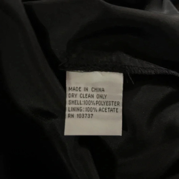 Talbots Black Pleated-Skirt Drop Waist Midi Dress with Bow Detail Size 8 - Picture 10 of 10